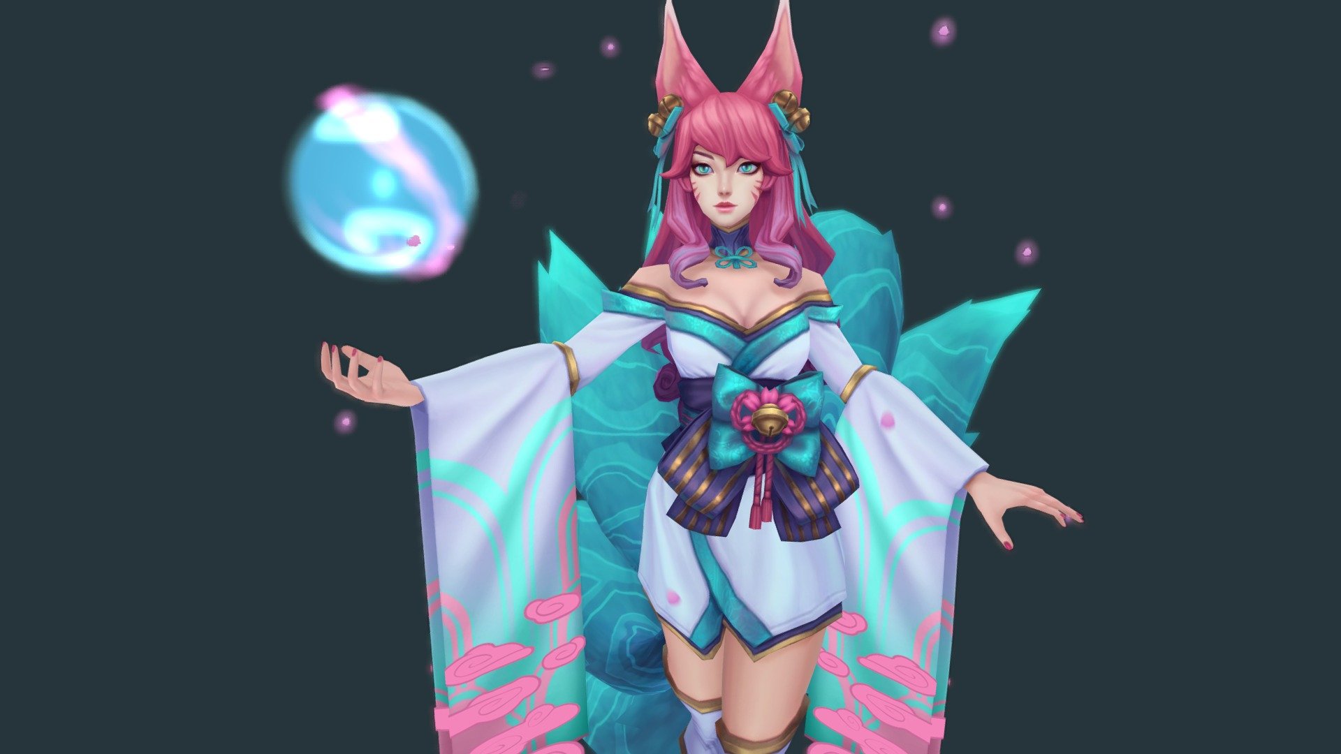 Spirit Blossom Ahri 3d model