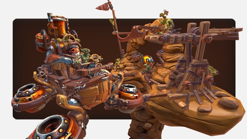 Goblins Harbor: WOW 3d model