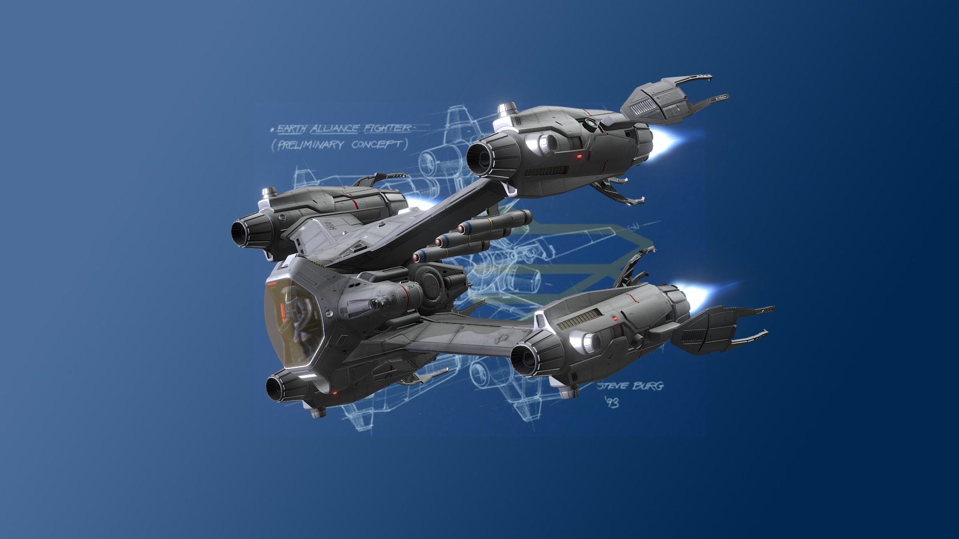 Super Starfury 3d model