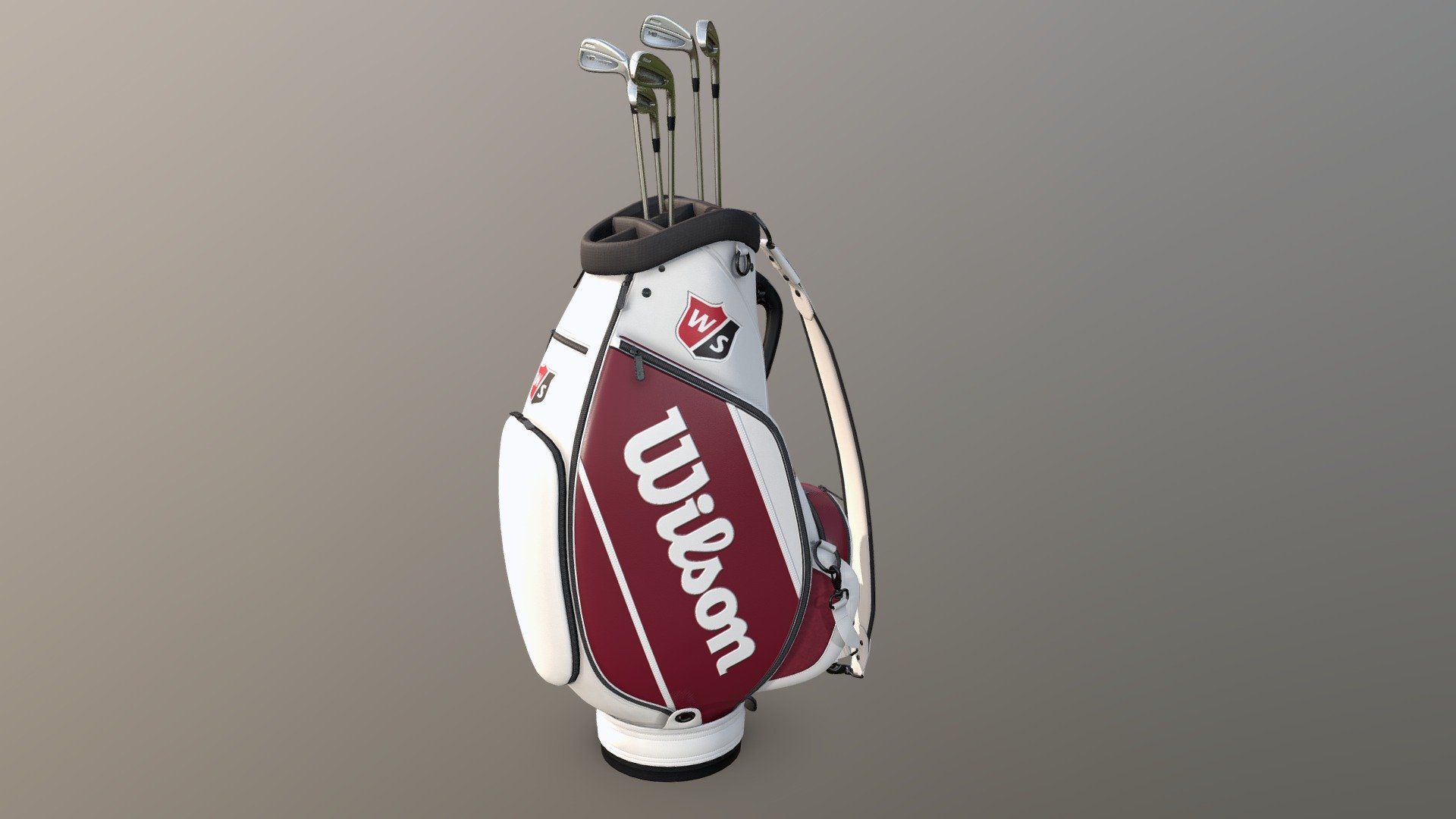 Wilson Golf Bag 3d model