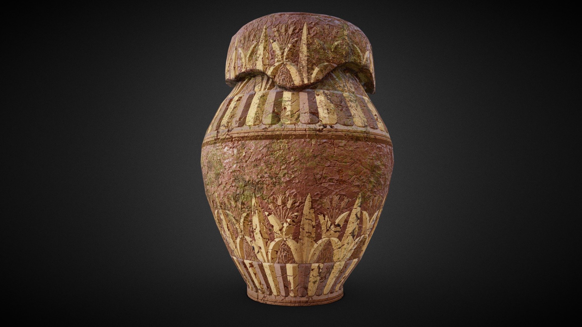 Dirty Antique Pitcher 3d model