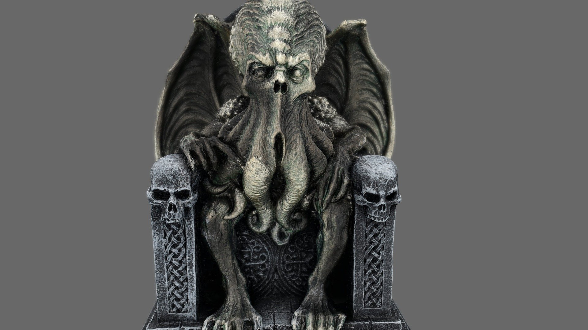 Cthulhu and Throne 3d model