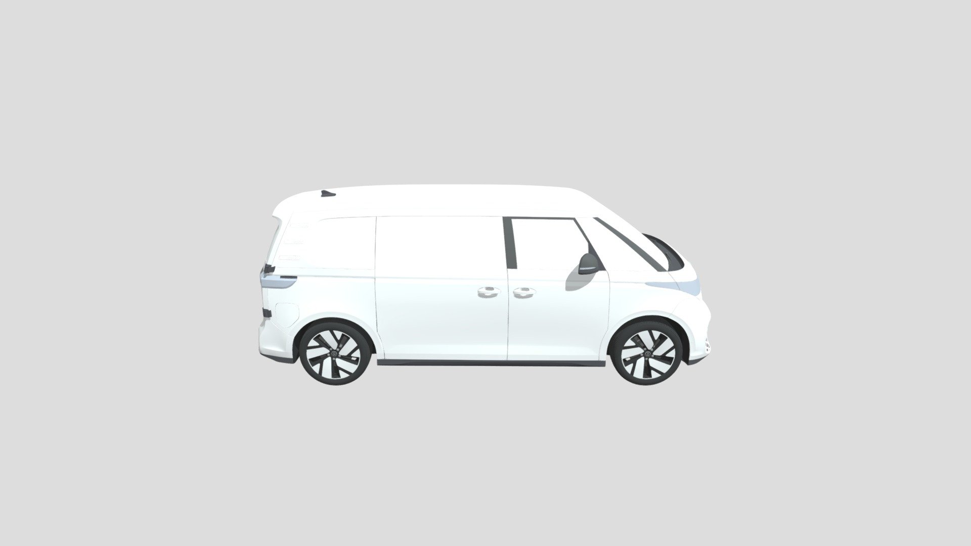 VW ID Buzz Cargo LWB  2RD 2023 3d model