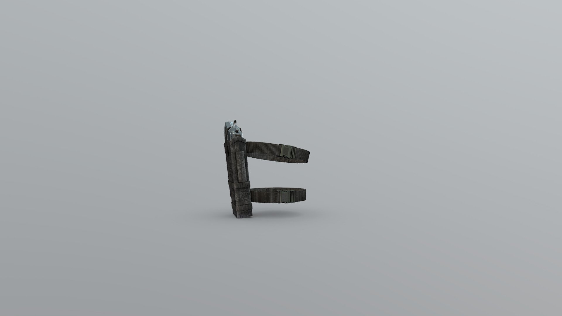 Leg Gun Holster 3d model