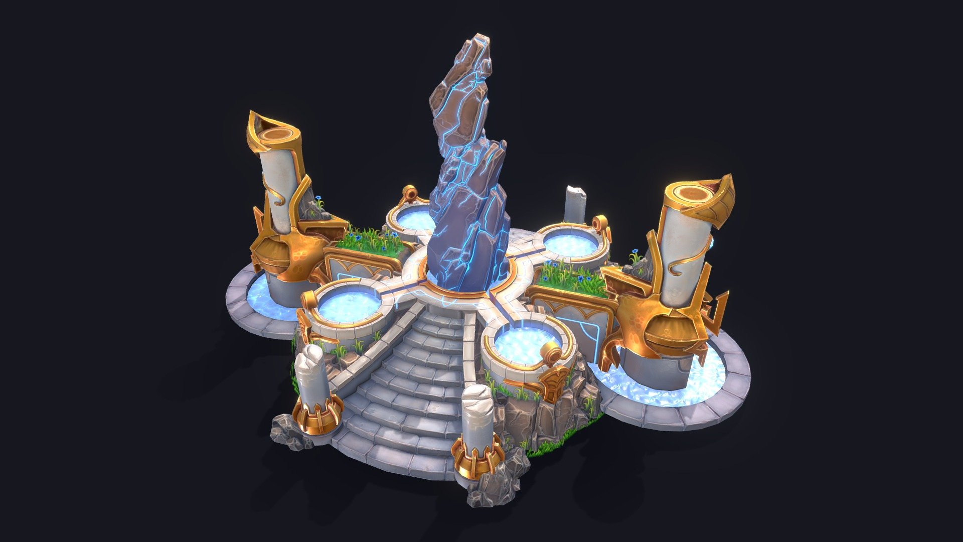 Aether Springs 3d model