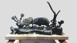 Texas A&M University-Kingsville Javelina Statues