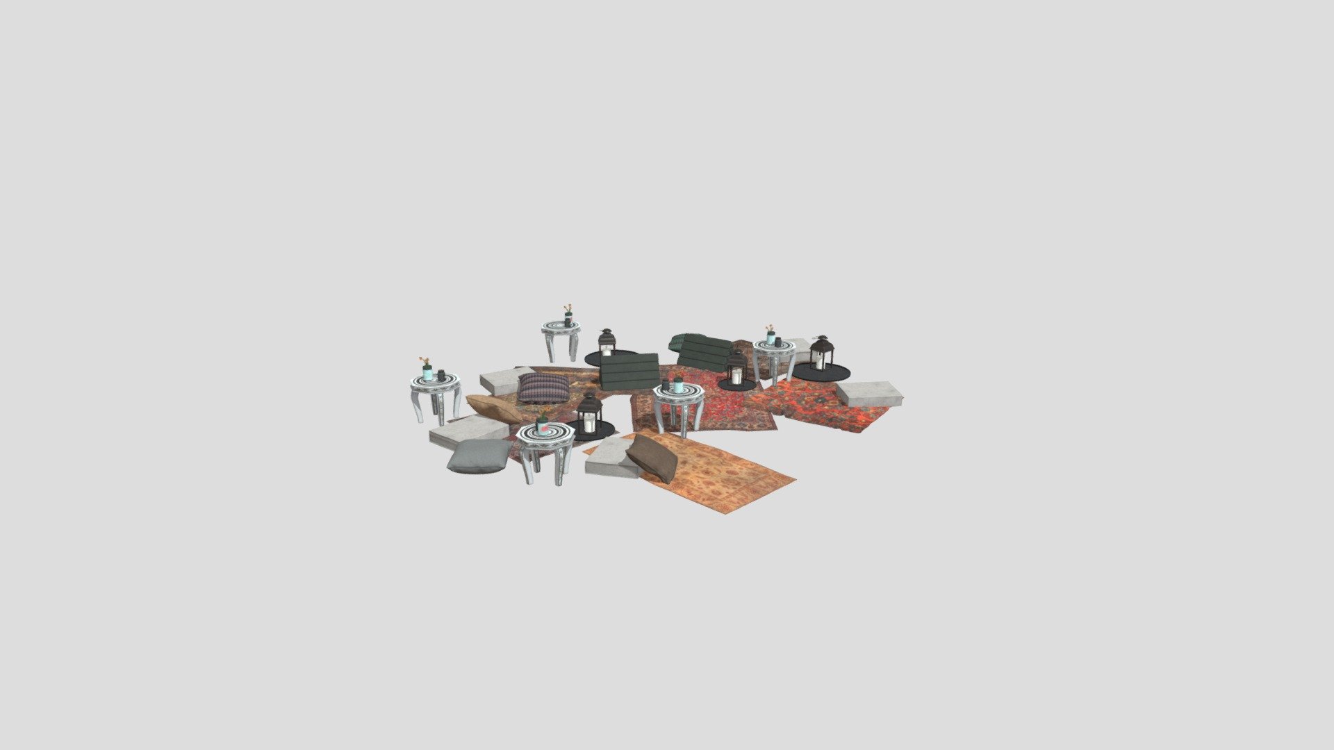 Furniture set 13 AM220 Archmodel 3d model