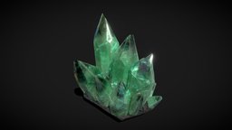 Green Crystal / Ghost quartz