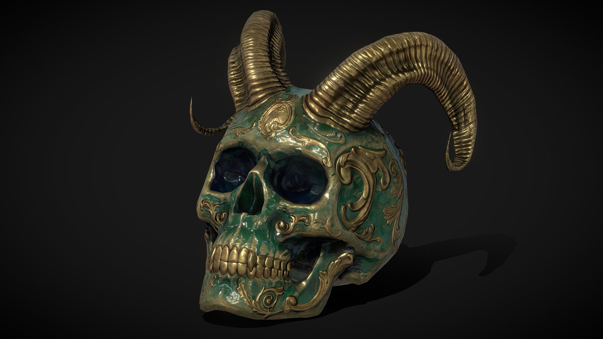 Diablo / Demon Skull 3d model