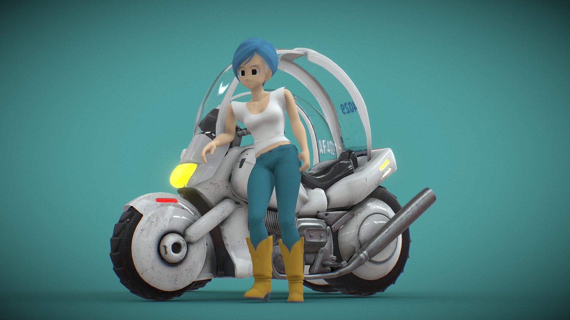 Bulmas Capsule No.9 Scooter 3d model