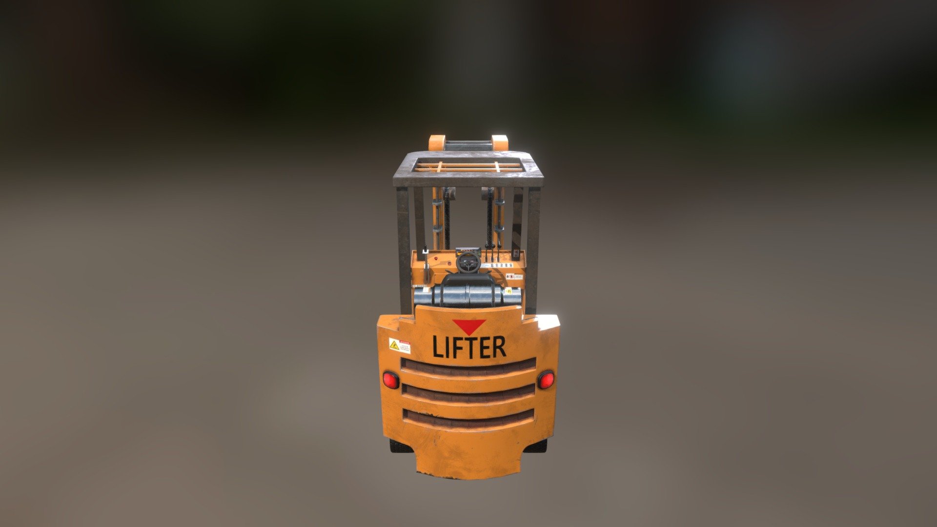 Forklift 3d model