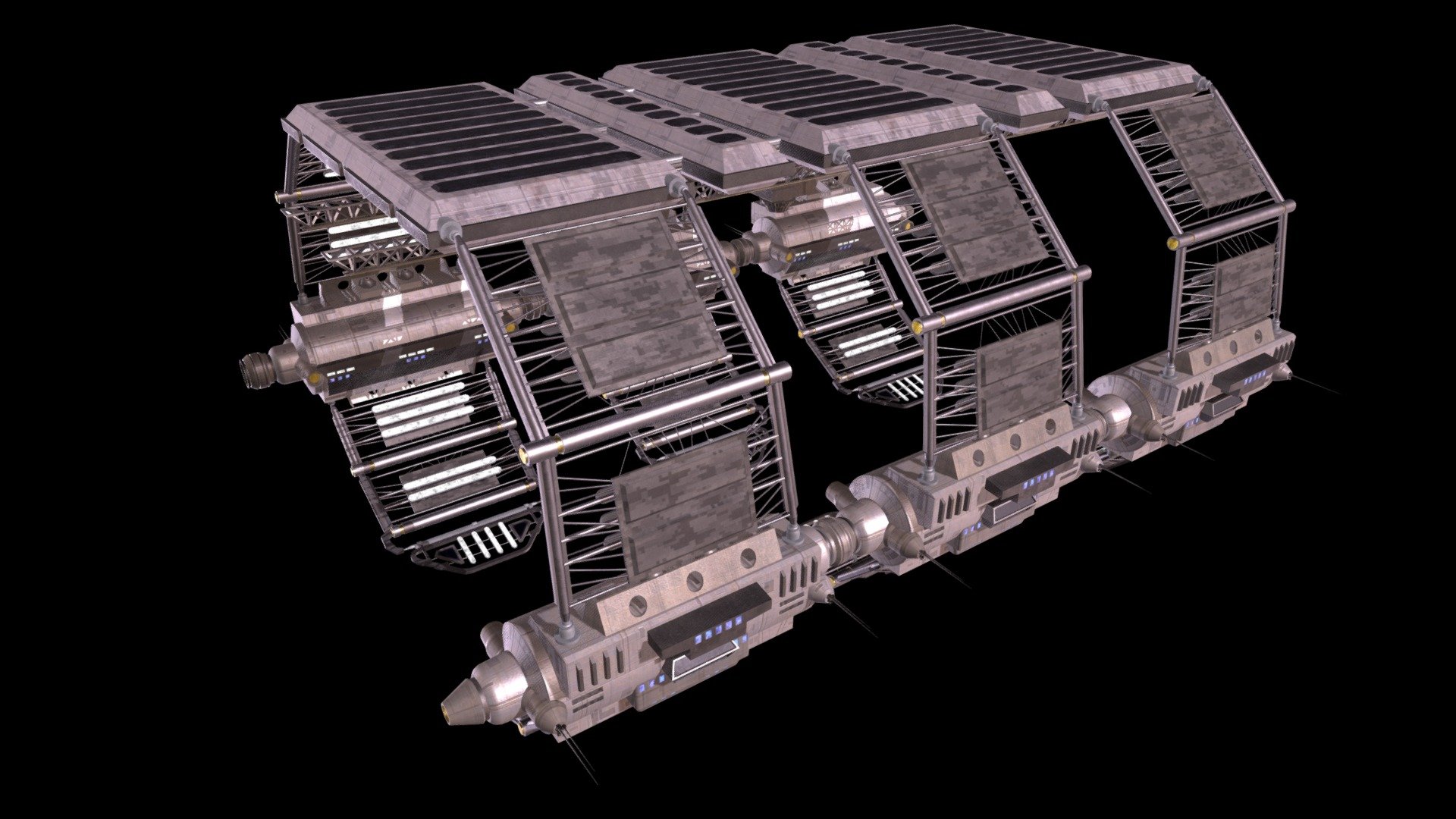 Orbital Drydock Facility (Star Trek: Enterprise) 3d model