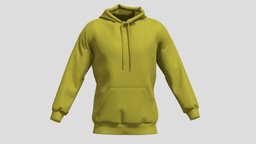 Hoodie Yellow PBR Realistic