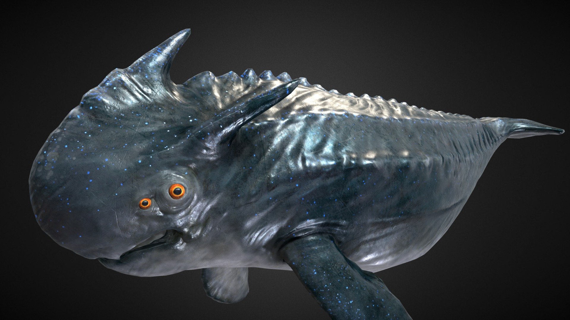 Alien Fantasy Ocean Creature 3d model