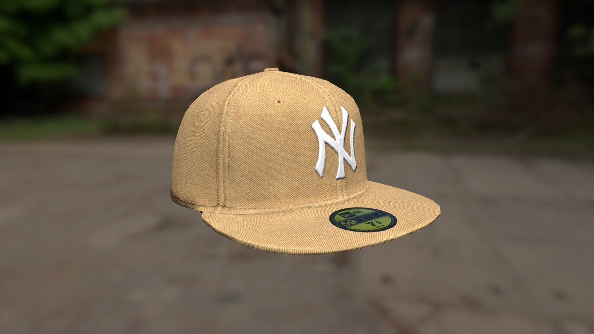 New Era baseball cap. 3d model