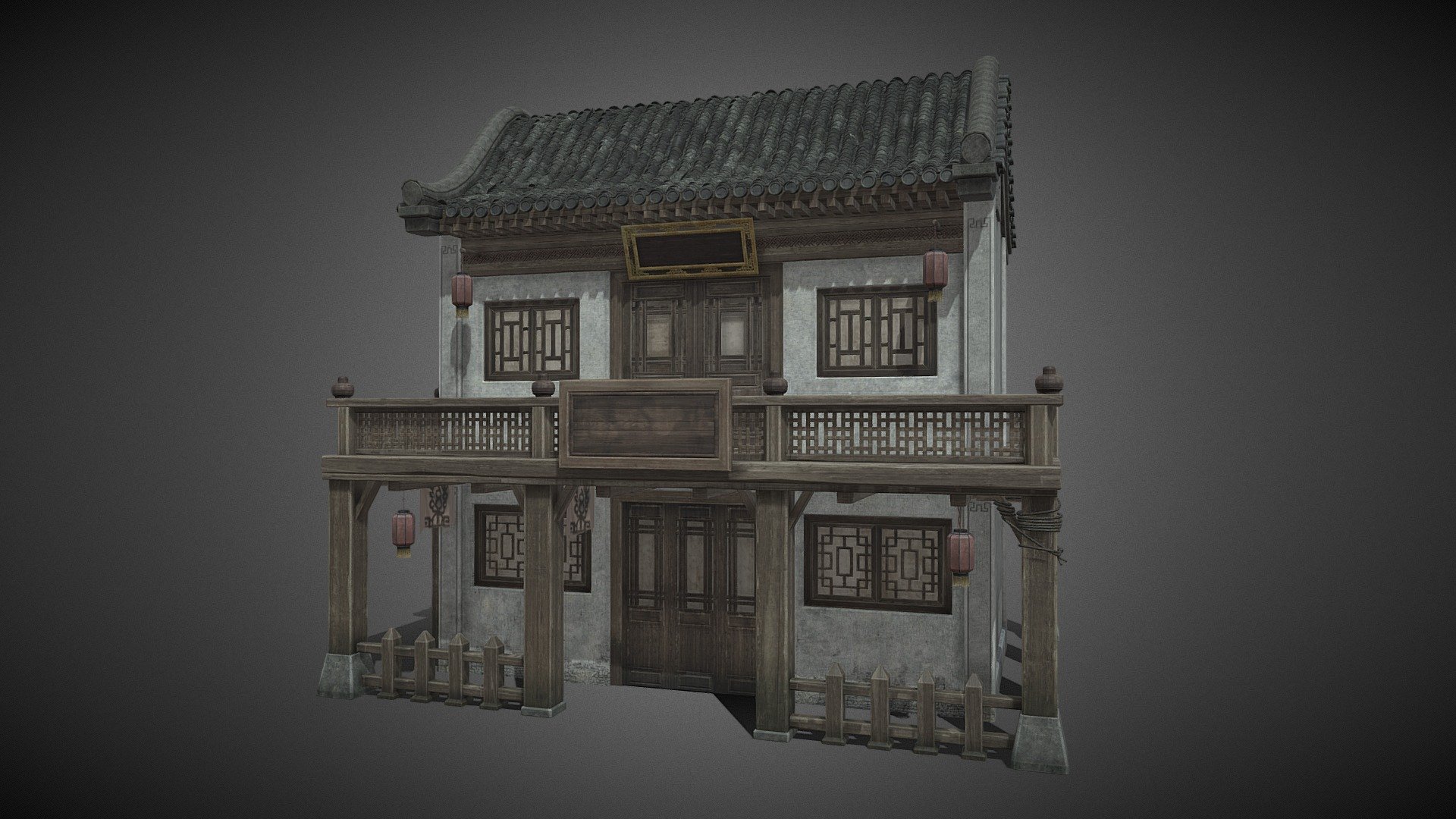 Ancient architecture 3d model