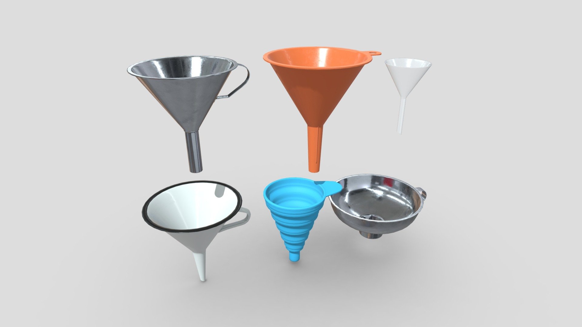 Funnel Pack 3d model