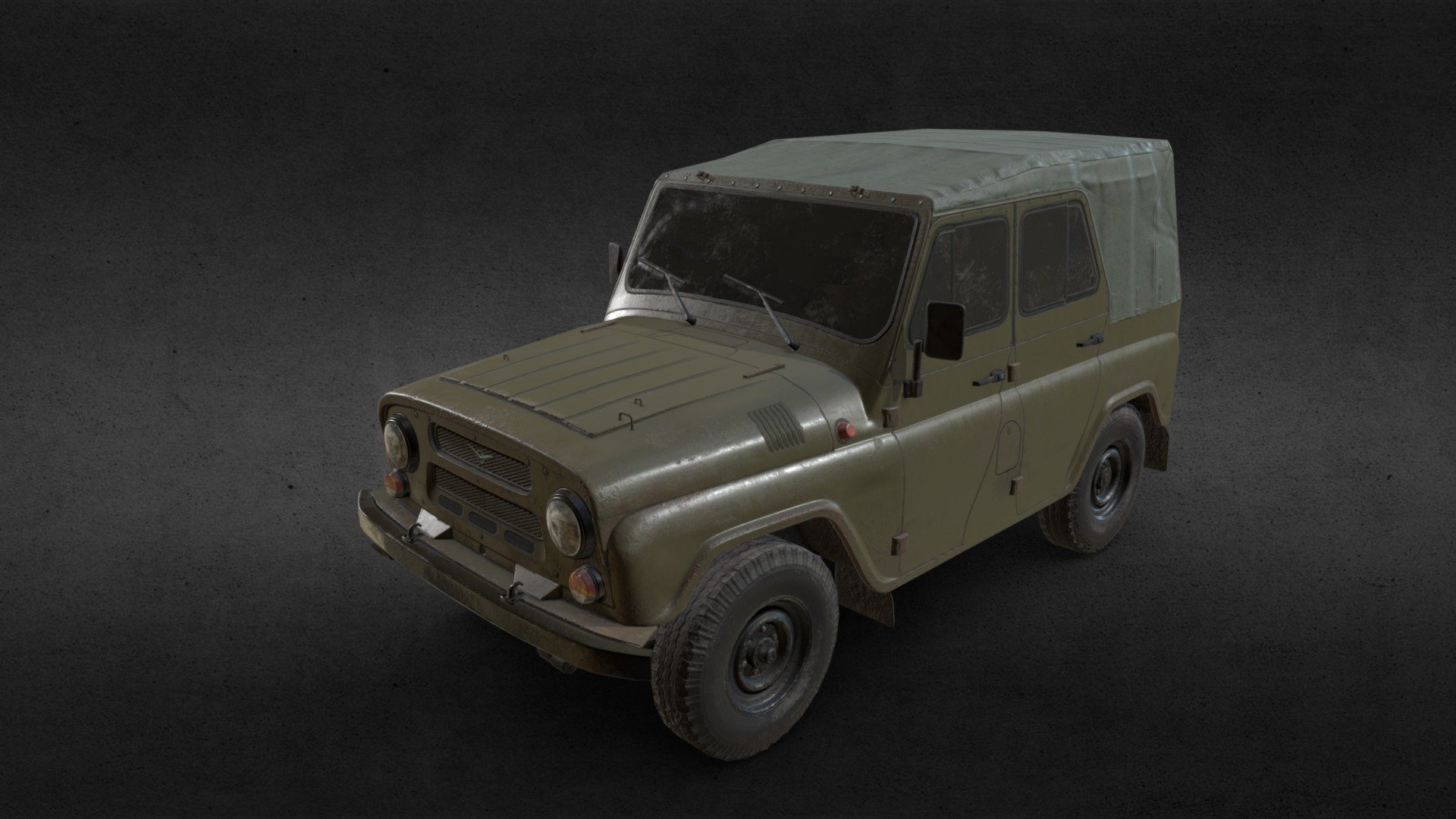 UAZ Hunter 3d model