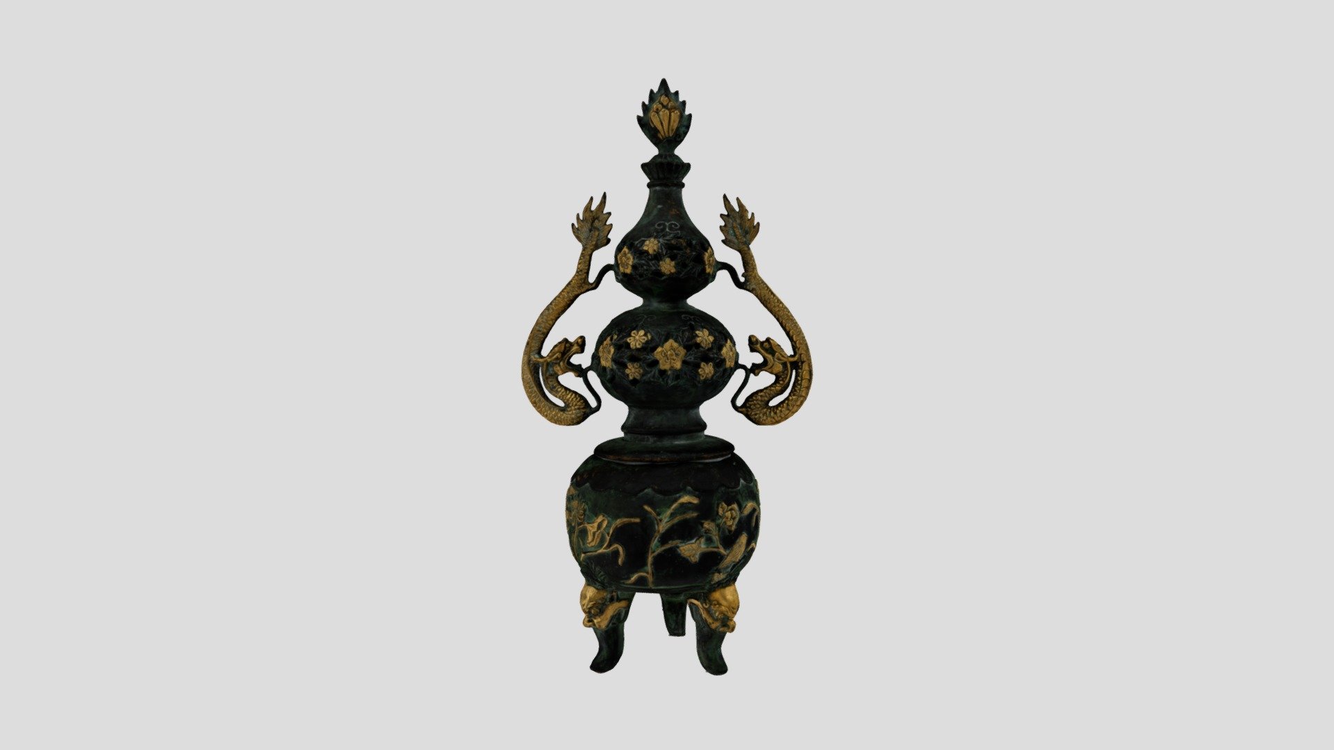 incense burner 3d model