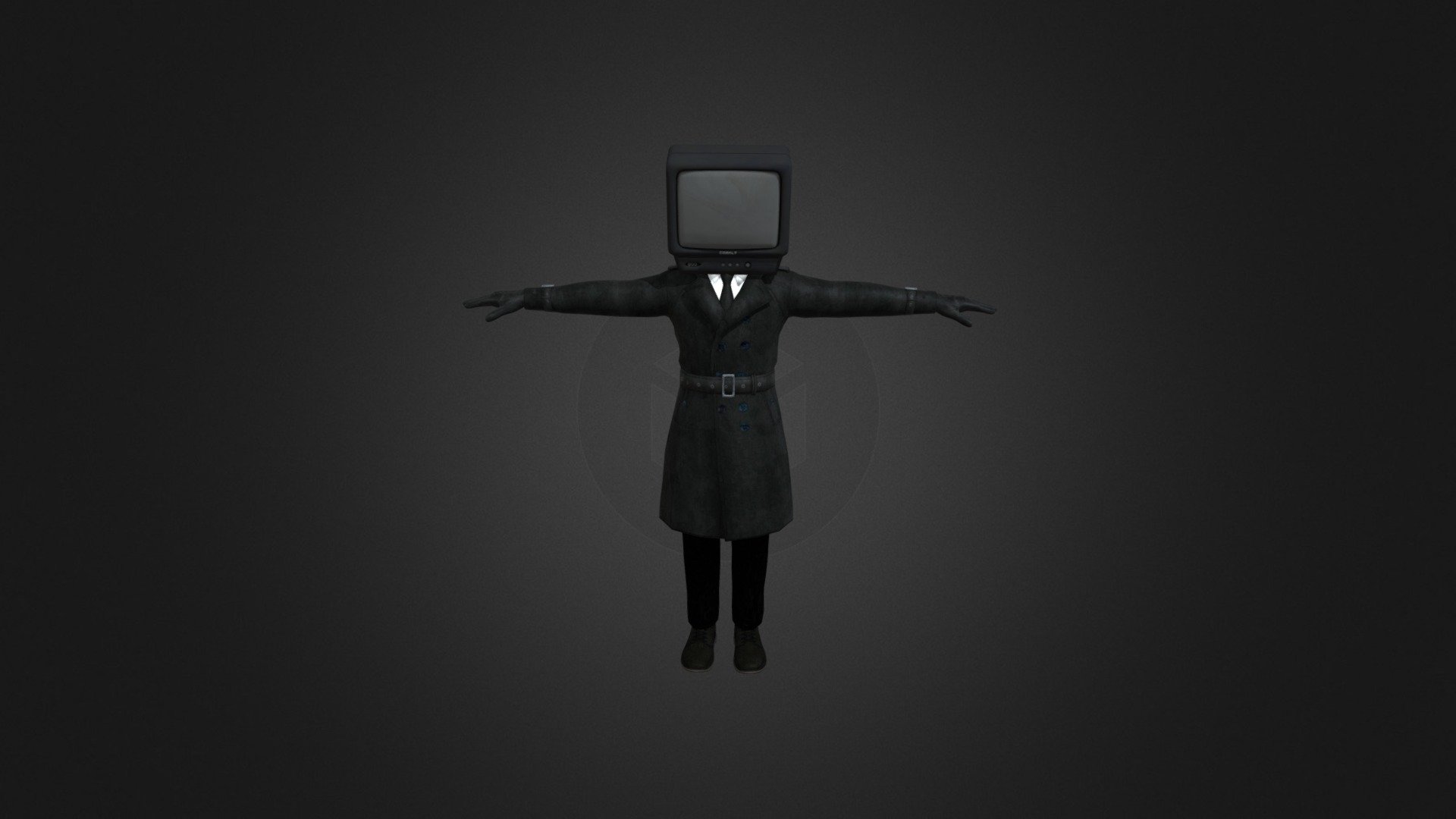 TvMan (my concept) 3d model