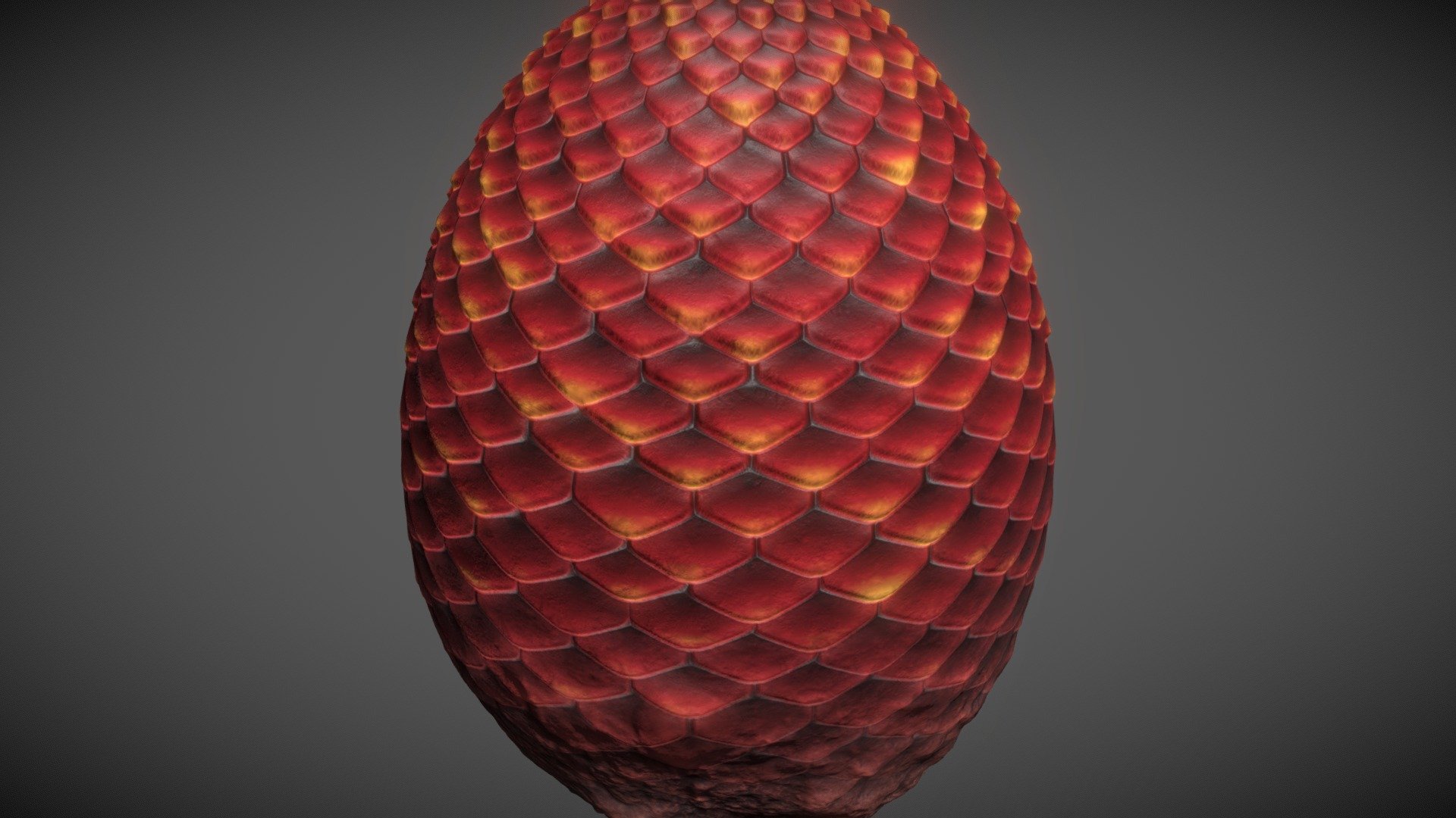 Dragon egg 3d model