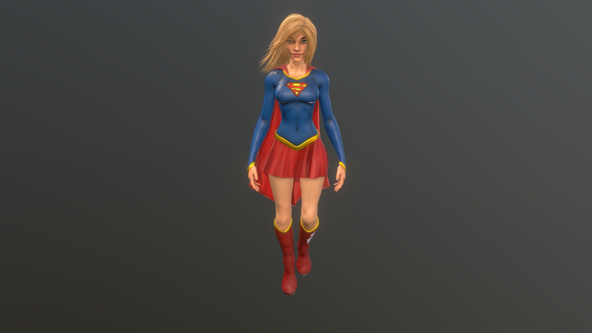 Supergirl 3d model