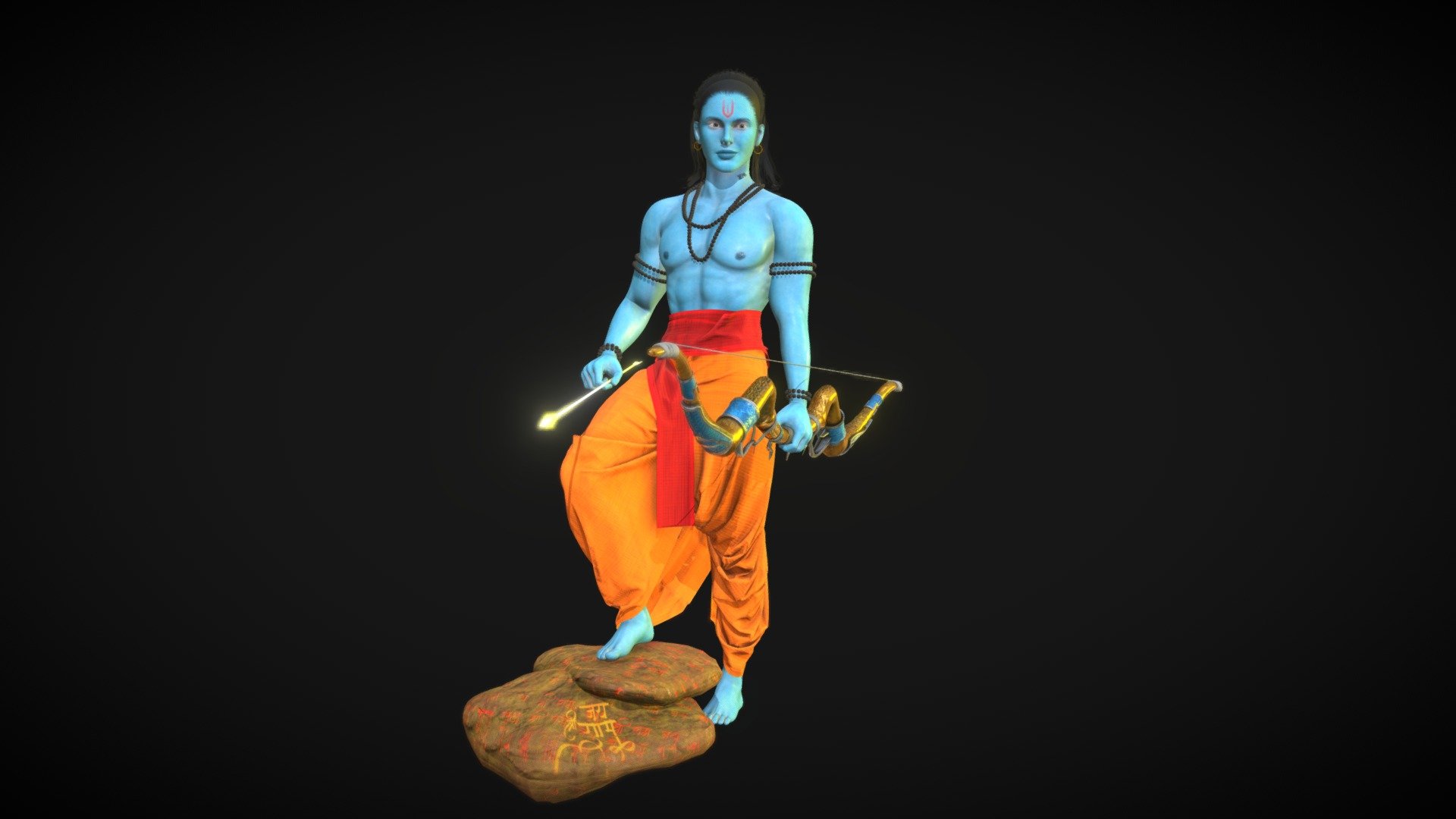 shri ram 3d model