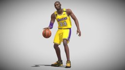 3D Rigged Kobe Bryant NBA