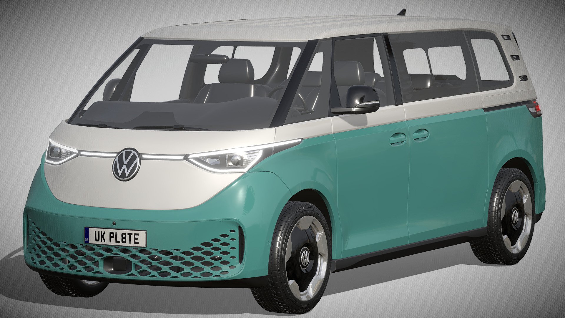 Volkswagen ID Buzz LWB 2023 3d model