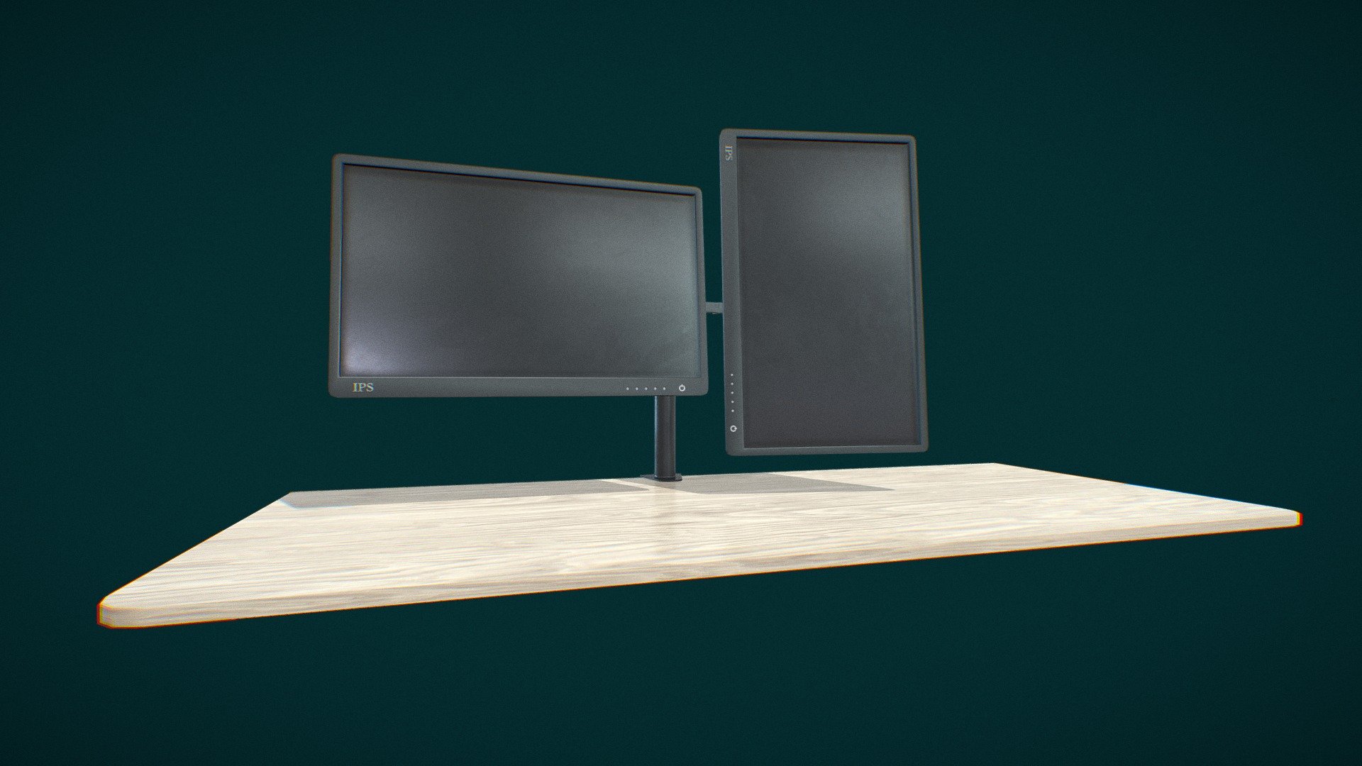 Monitor (Arm+Monitor) 3d model