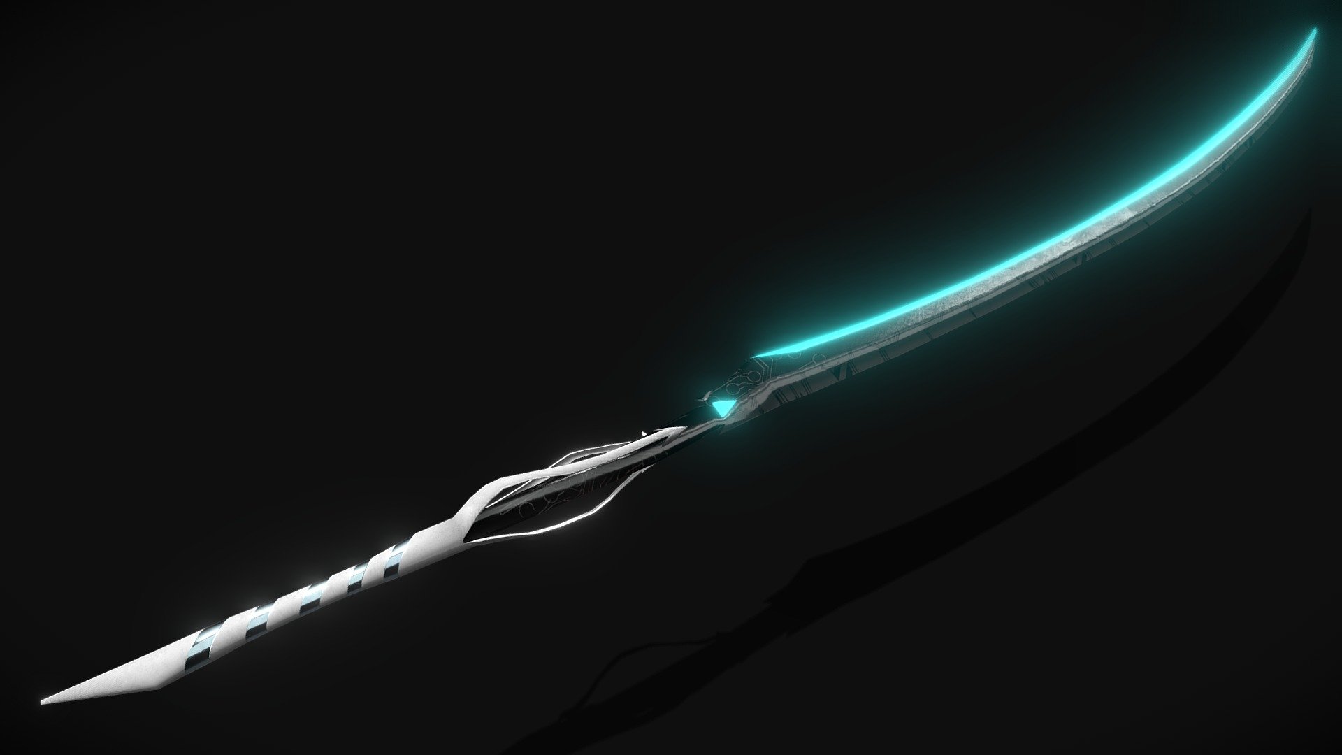 Futuristic Sword 3d model