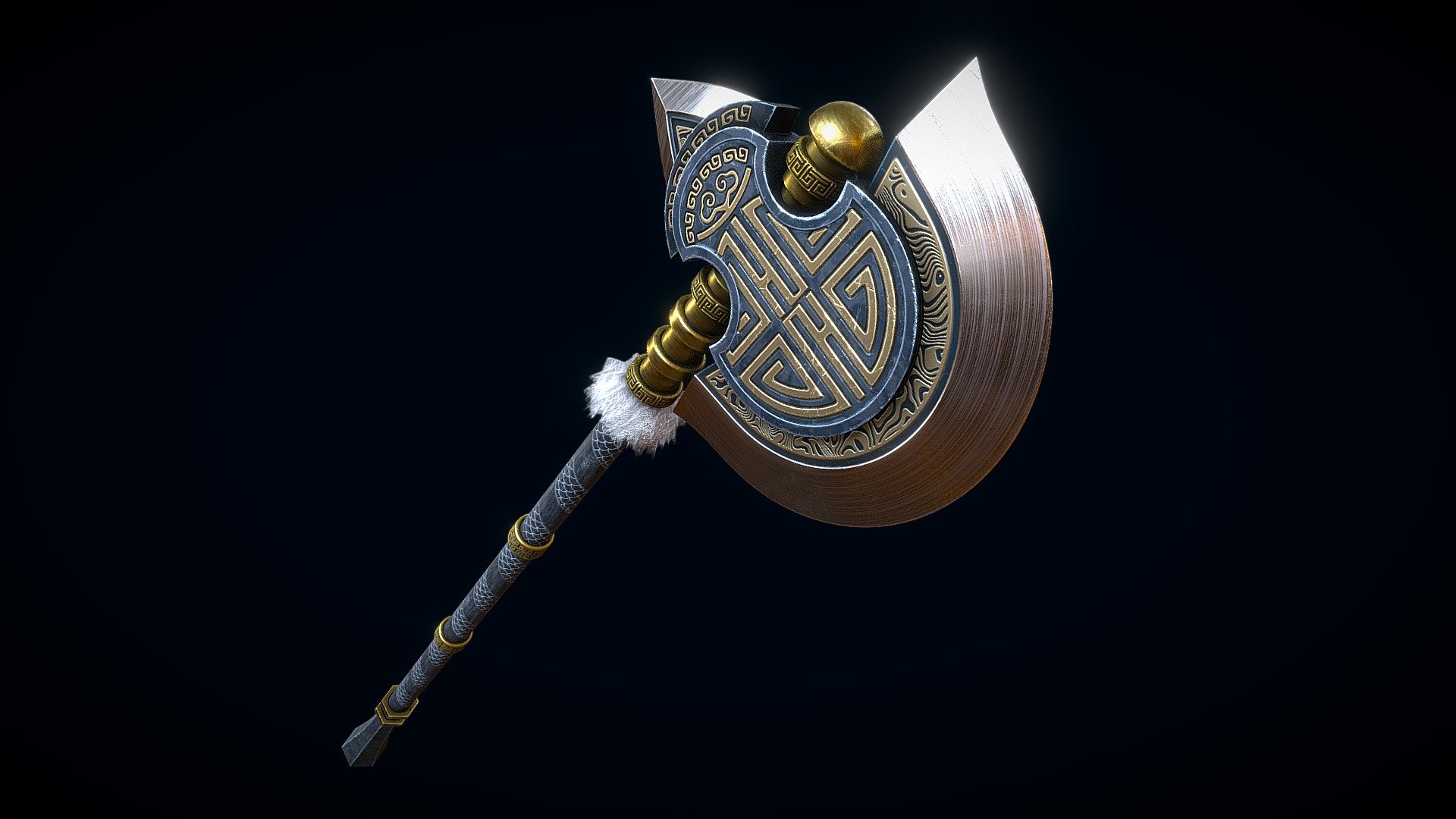 Chinese Great Axe 3d model