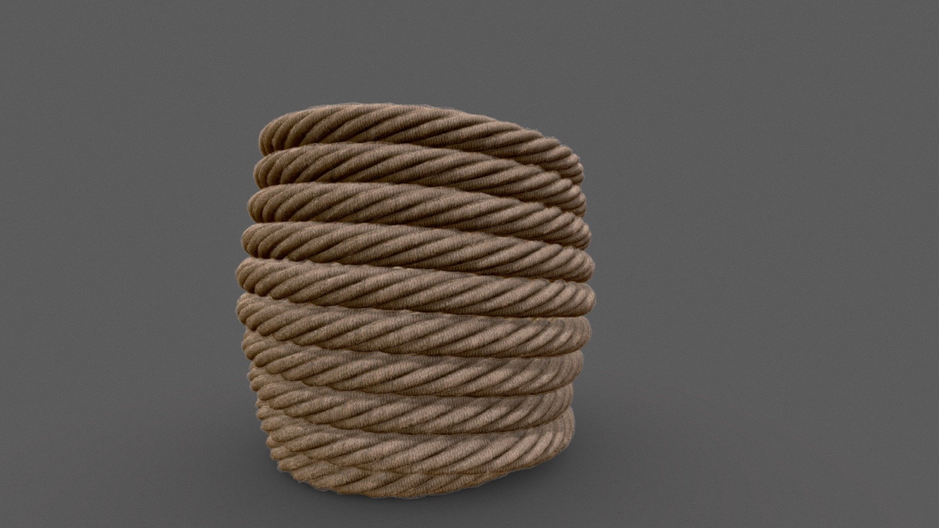 Rope Coil 3d model