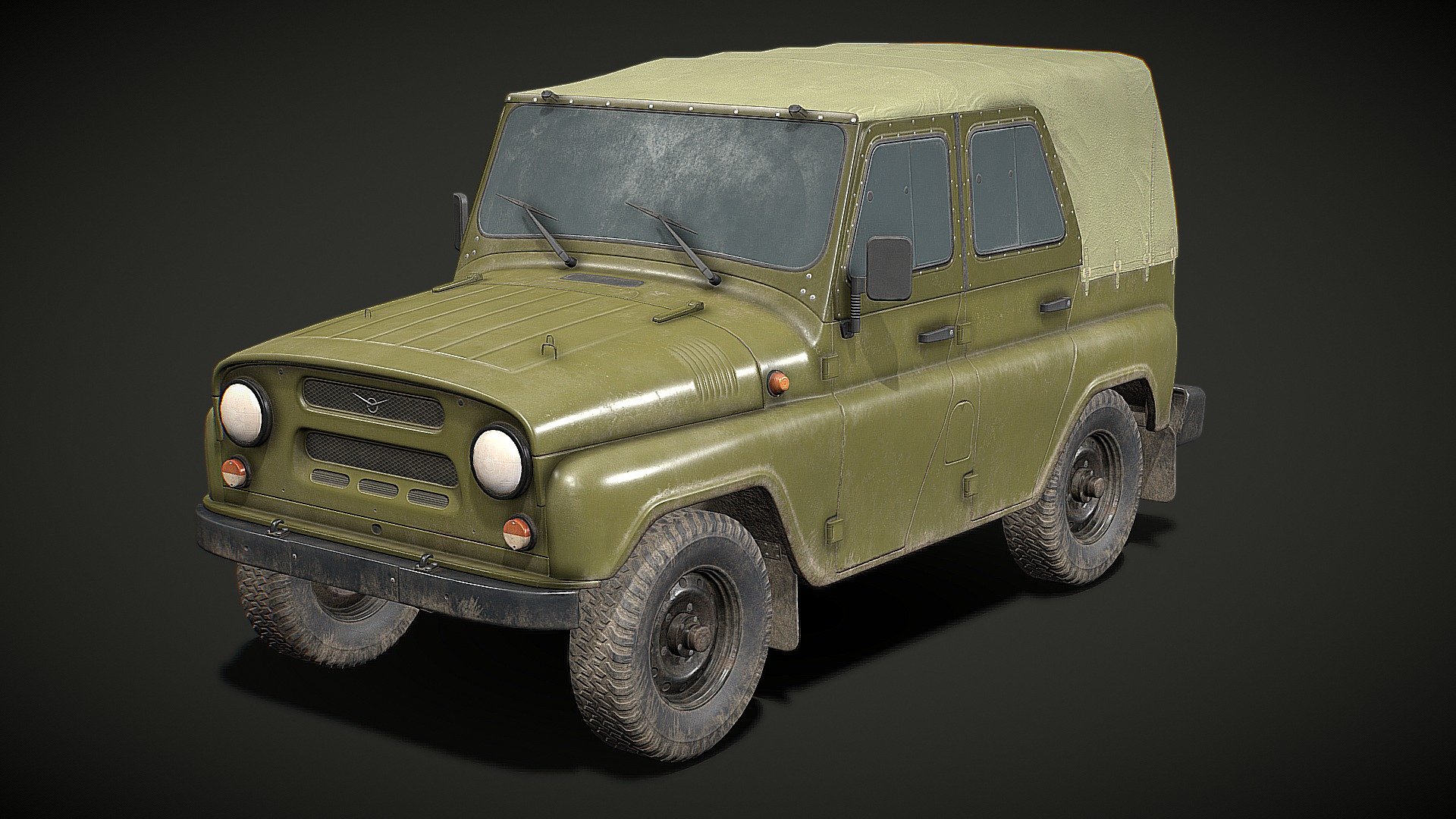 UAZ Hunter 3d model