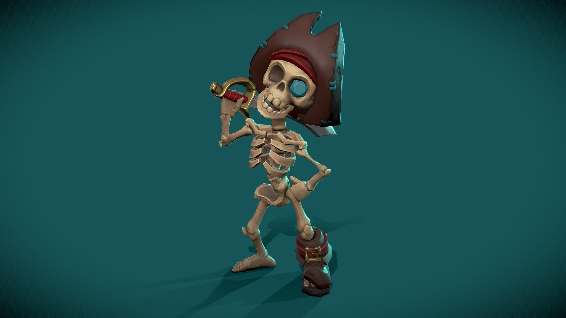 Skelly 3d model