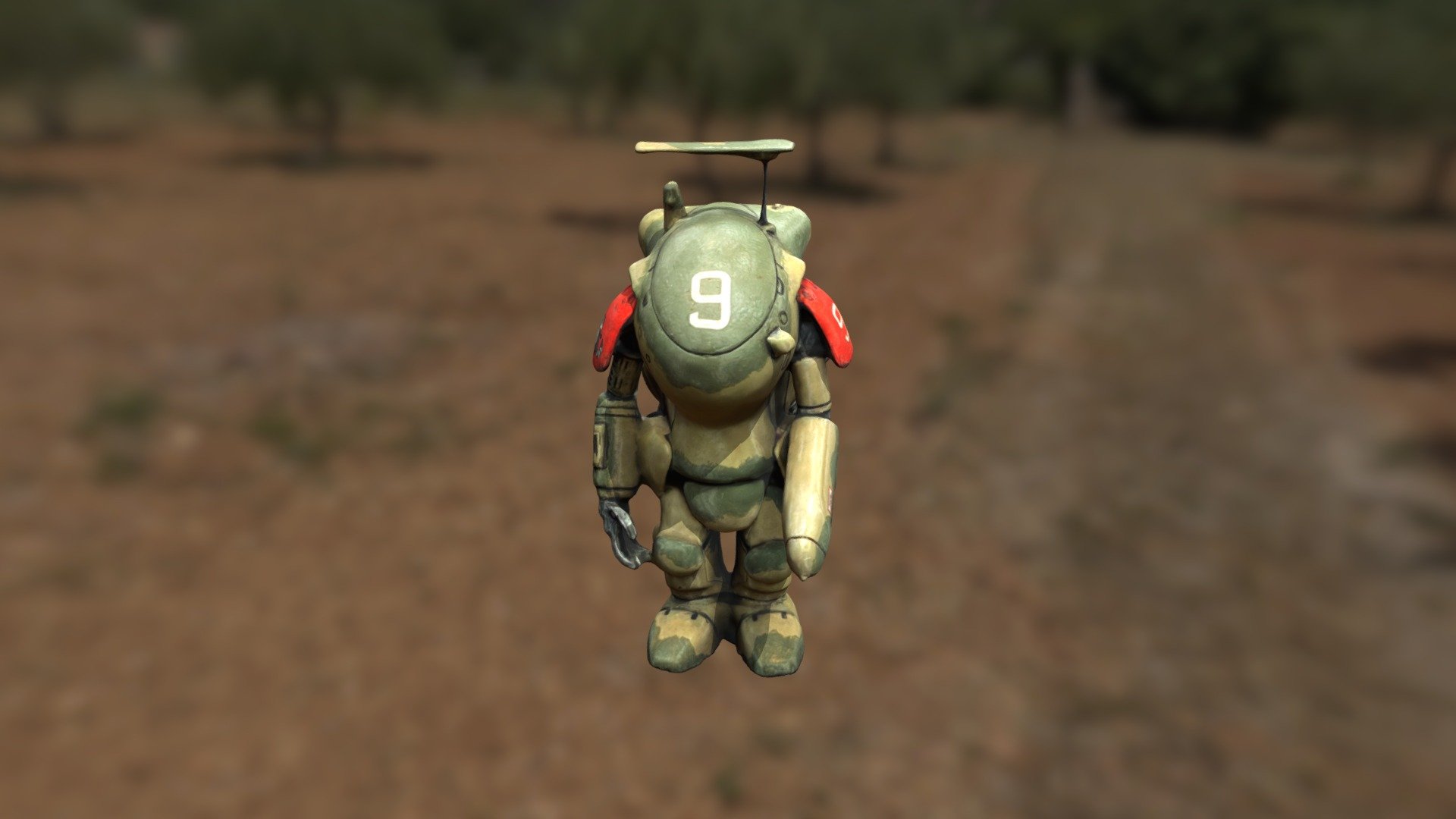 Maschinen Krieger Gashapon | 3D Scan 3d model