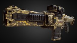 PBR Assault Rifle (Cammo Skin 3)