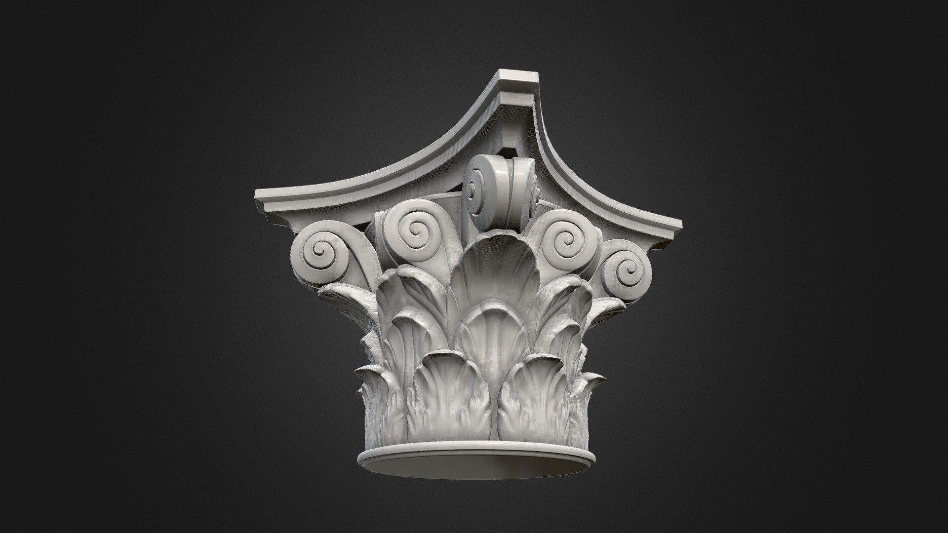 Capital 3d model