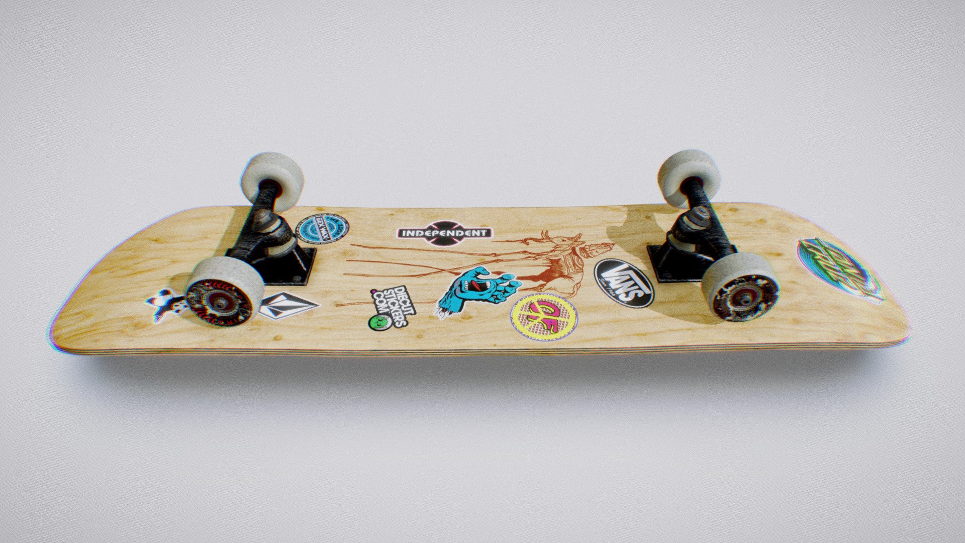 Skateboard WIP 3d model