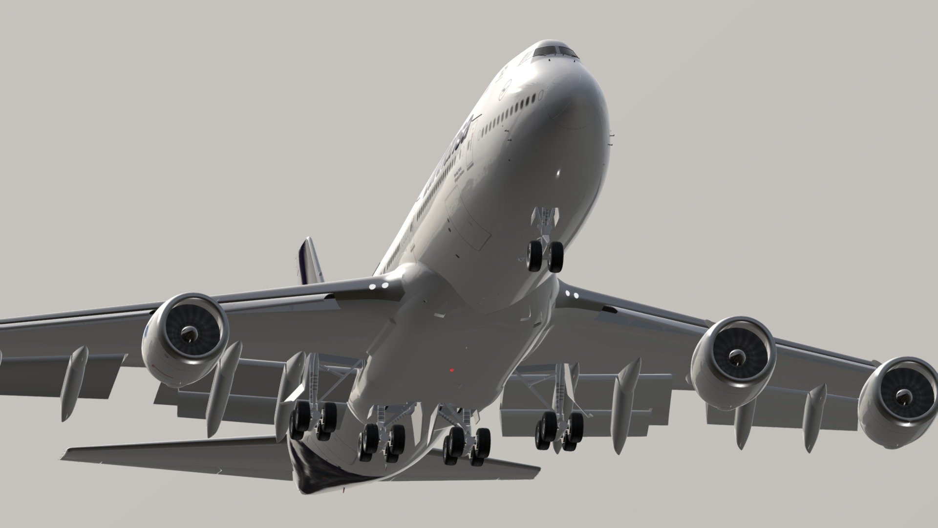 Boeing 747-8i (ground version) 3d model