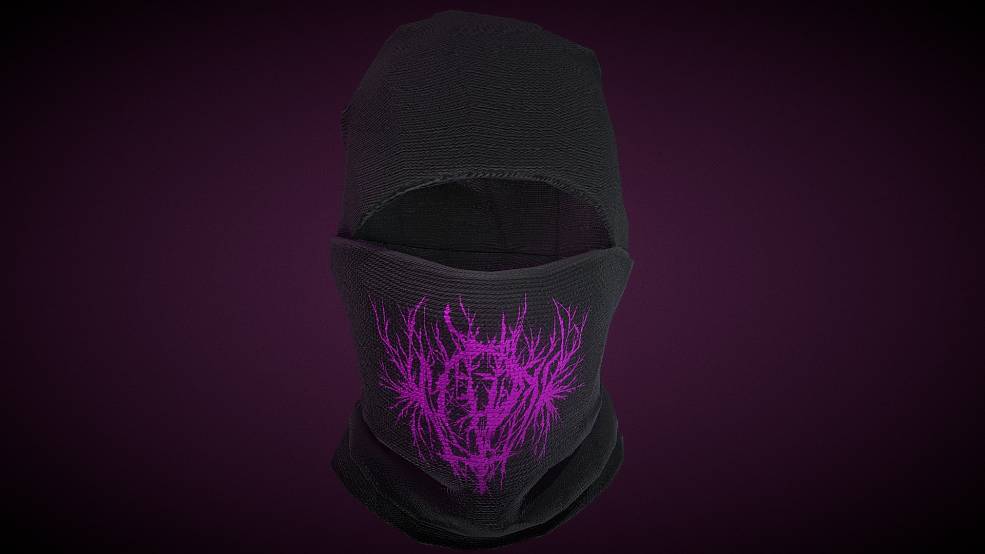 Progeny Ski Mask Pink 3d model