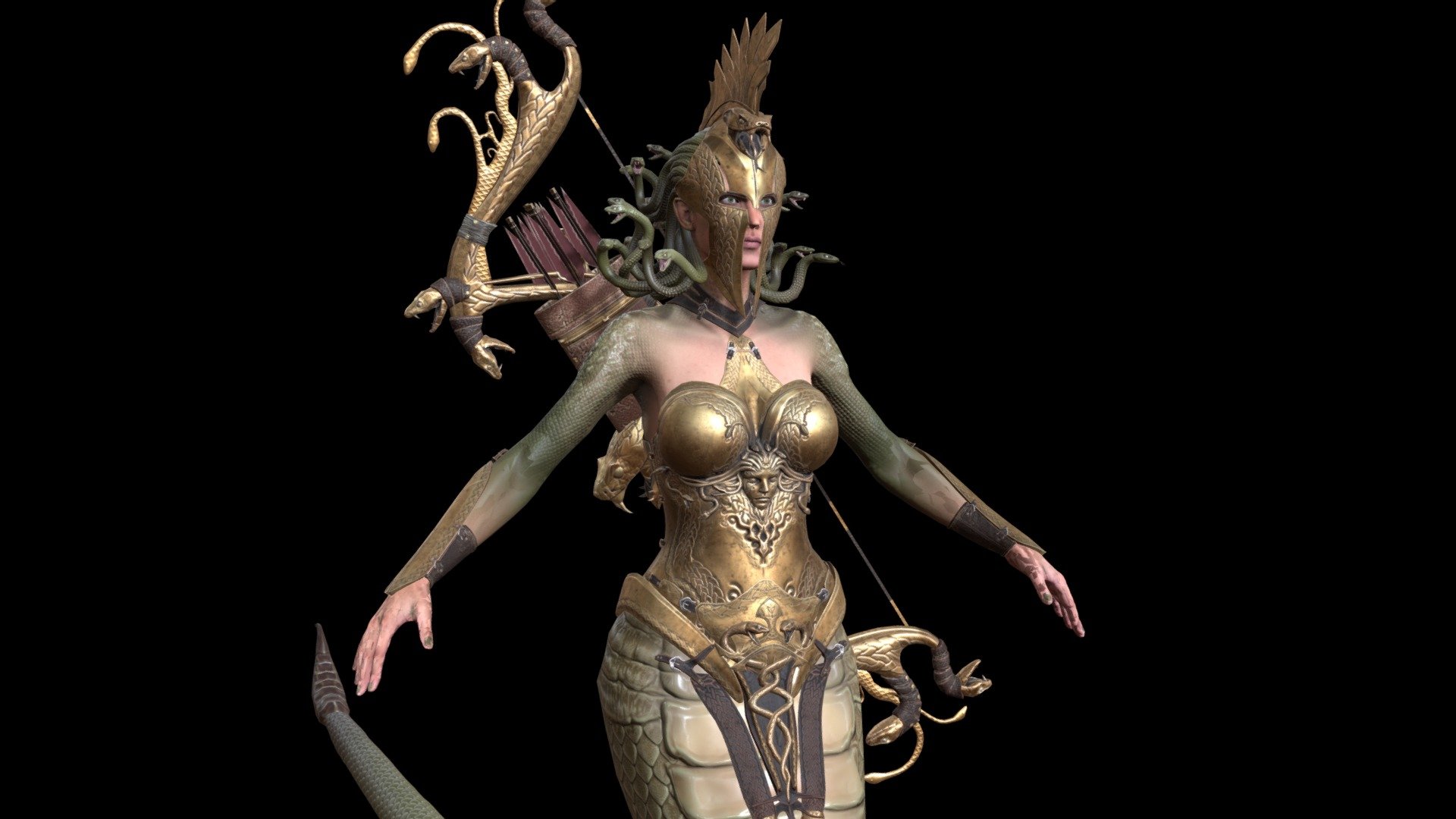 Meduse Gar 3d model