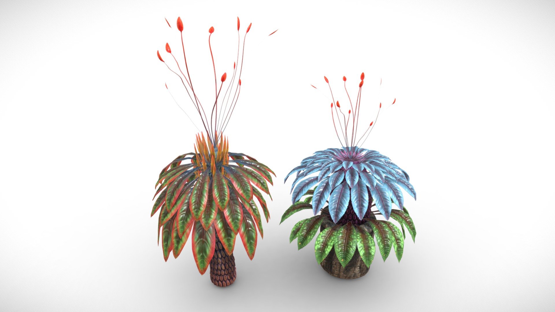 Alien Fantasy Plant 3d model