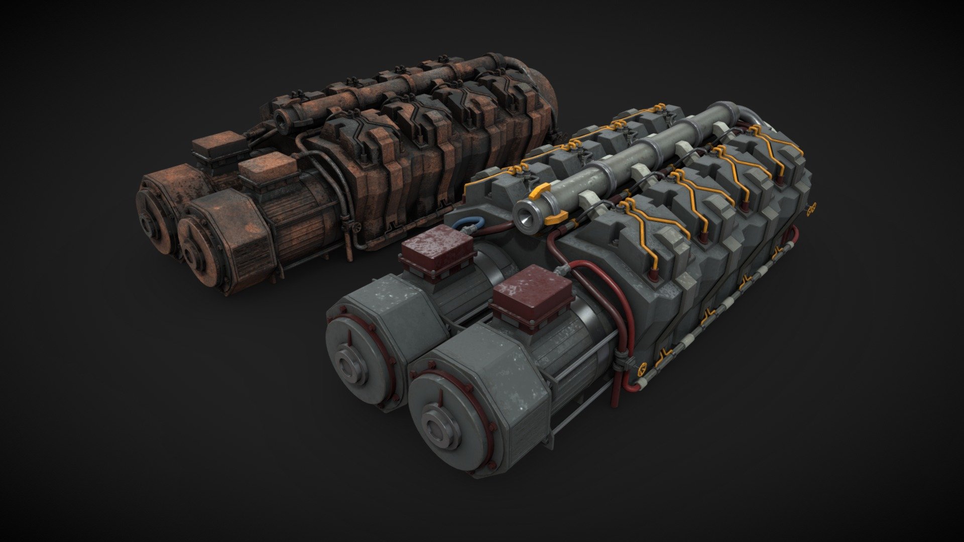 Machinery device 3d model