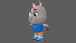 Rhino Animated Rigged