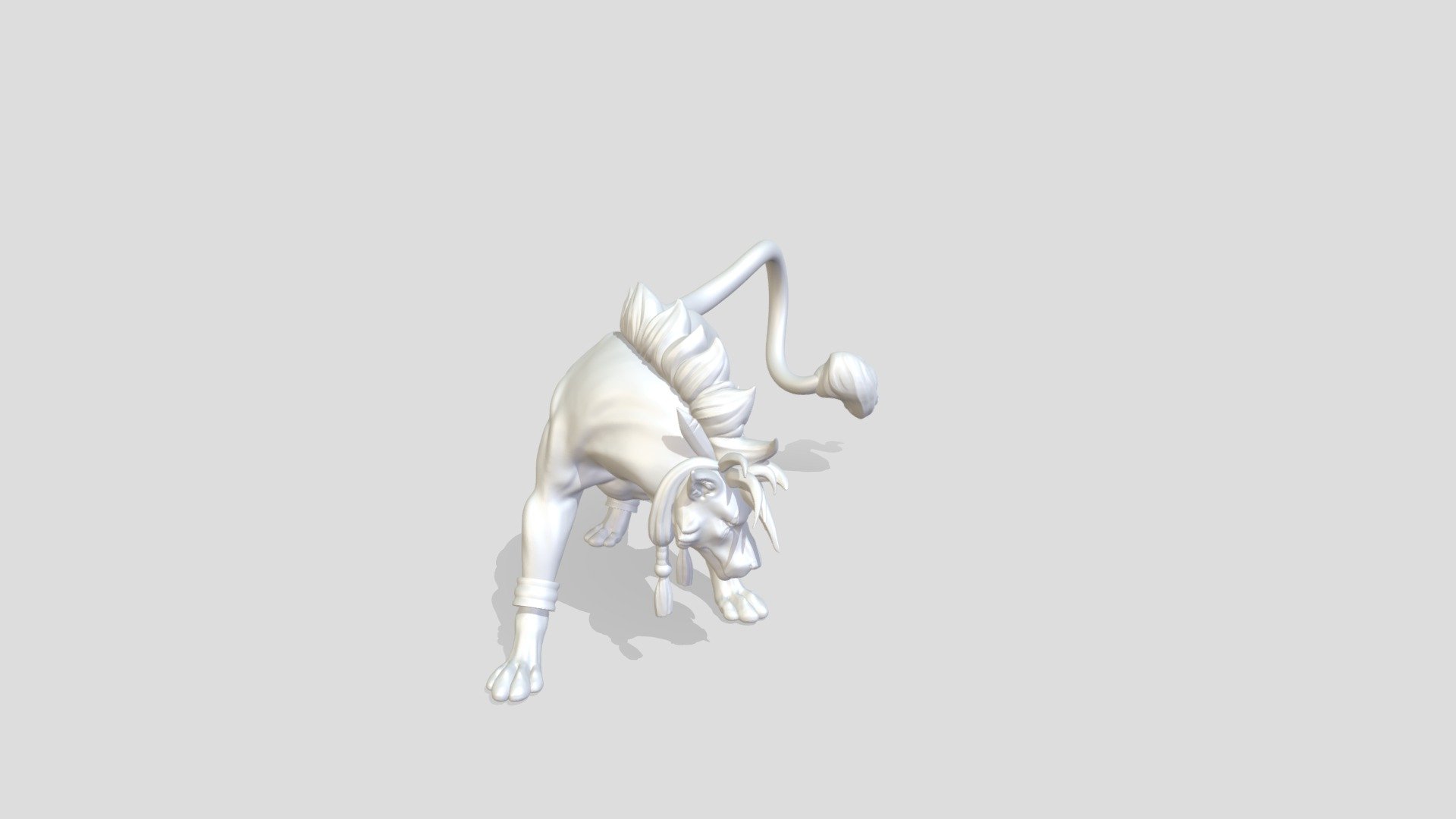 Red XIII 3d model