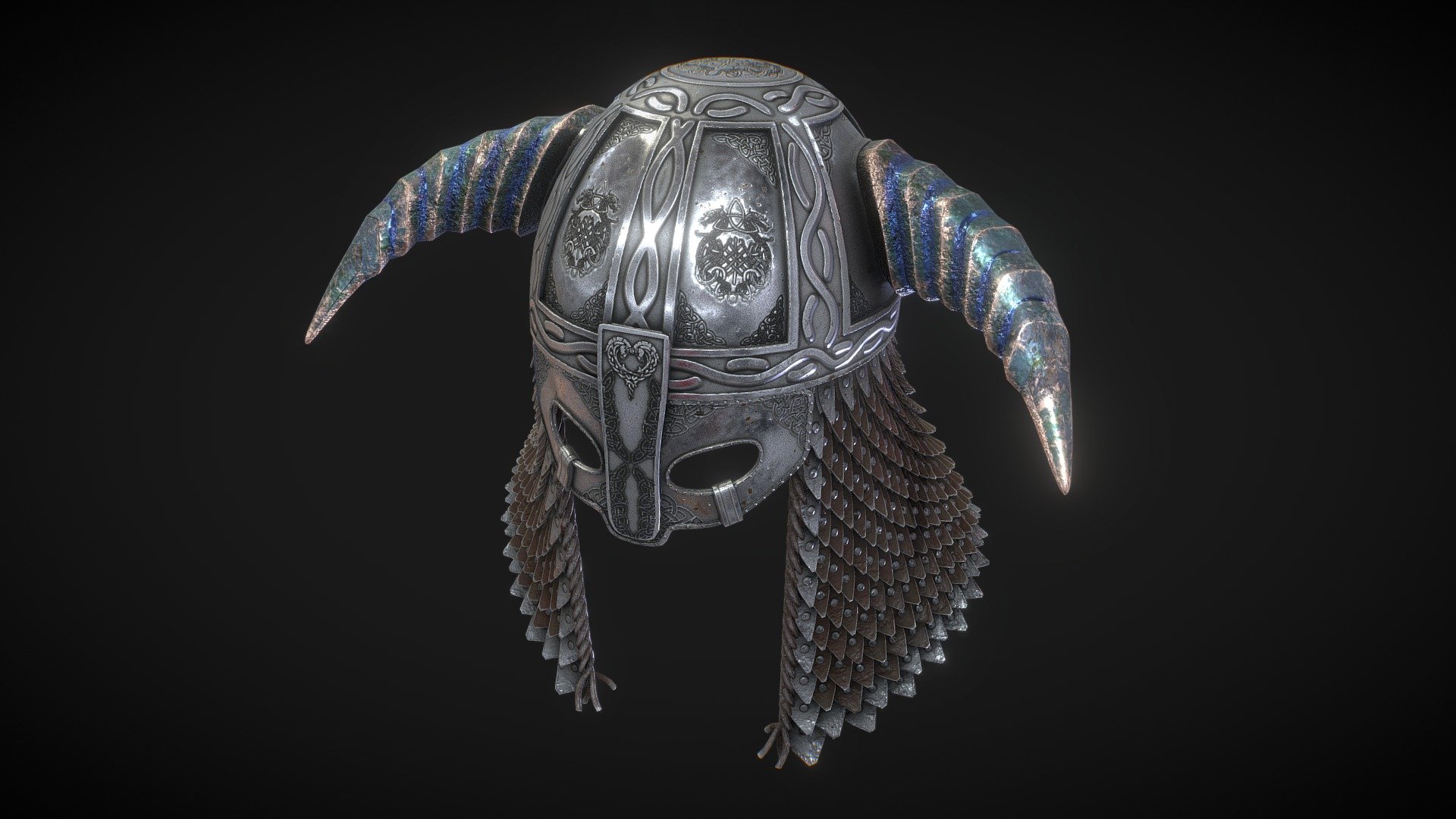 Medieval_helmet 3d model