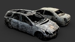 Burned-out Cars