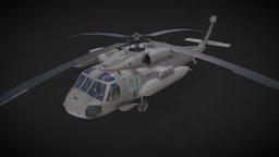 UH-60 Grey Complex Animation