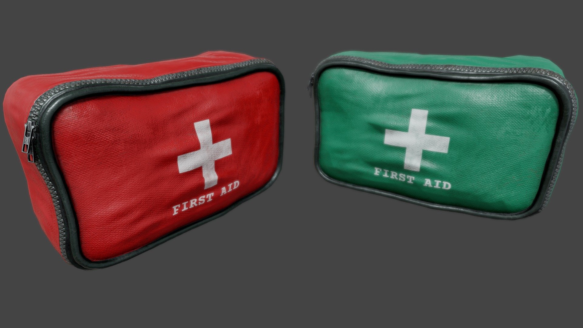 First Aid Kit PBR 3d model